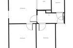 Etagenwohnung Hattingen Niederbonsfeld - 2 Zimmer, 46 m&sup2;, 499&euro; | Angebot:26016462