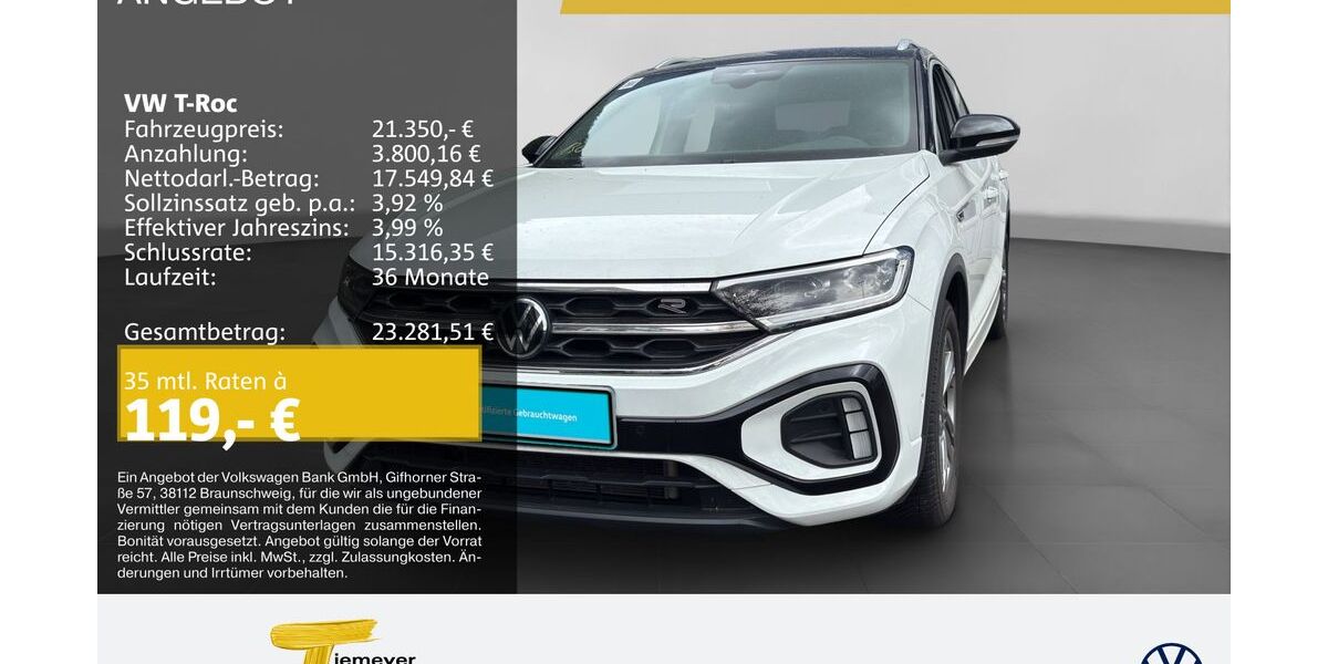 VW T-Roc 43.375 km 18.970 &euro; Oberhausen 46047