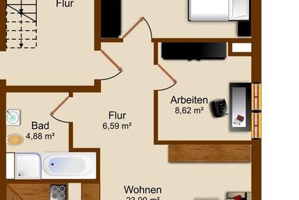 Wohnung Castrop-Rauxel Rauxel - 3 Zimmer, 65 m&sup2;, 550&euro; | Angebot:26413549