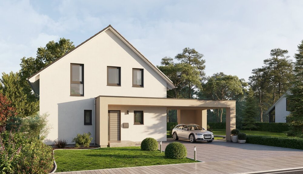 Individuell geplantes Fertighaus in Gladbeck - Flexibles 4-Zimmer Zuhause mit nachhaltiger Wärmepumpe und gehobener Ausstattung - 4- Gladbeck Rheinland-Pfalz | Angebot:27302828