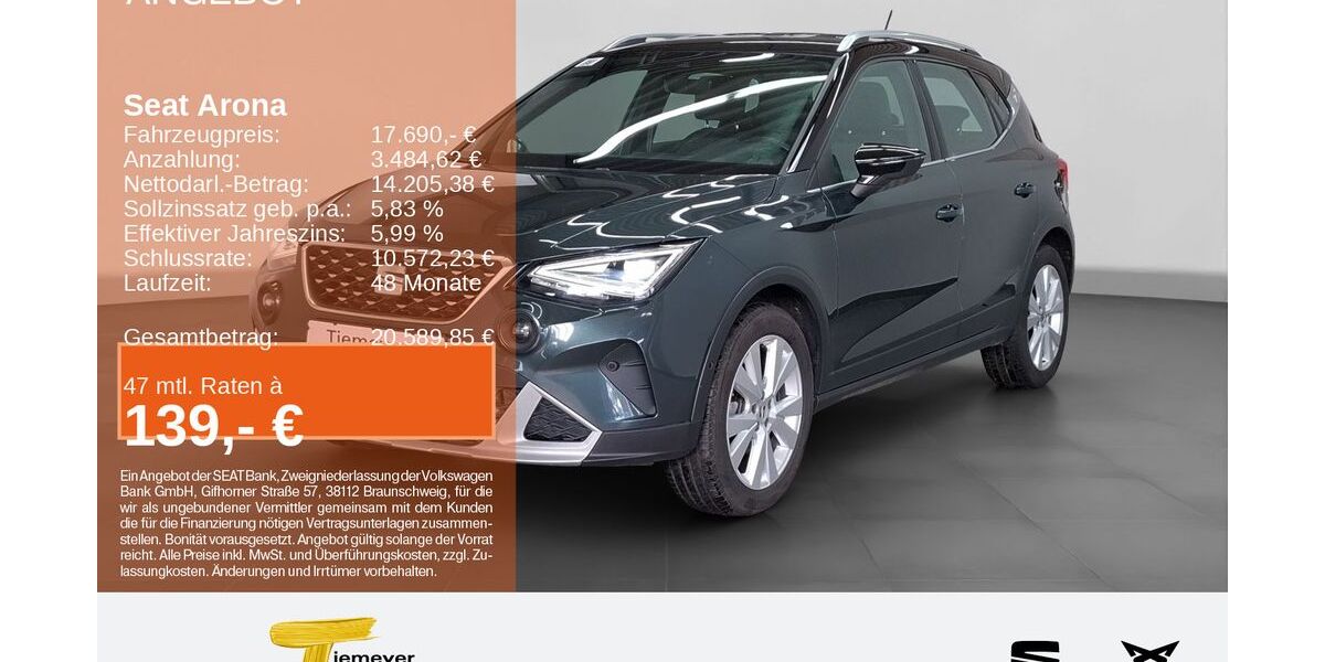 Seat Arona 64.382 km 16.790 &euro; Bochum 44809