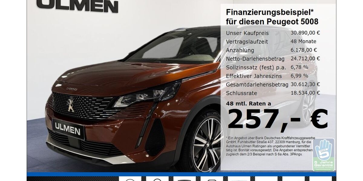 Peugeot 5008 38.444 km 30.888 &euro; Ratingen 40880