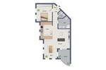 Etagenwohnung Mülheim an der Ruhr Broich - 2 Zimmer, 74 m&sup2;, 215.000&euro; | Angebot:25836397