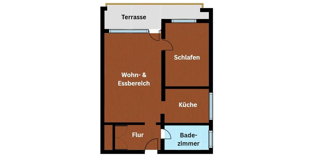 Lichtdurchflutete 2,5-Zimmer-Wohnung mit Balkon & Tiefgarage 2.5 zimmer