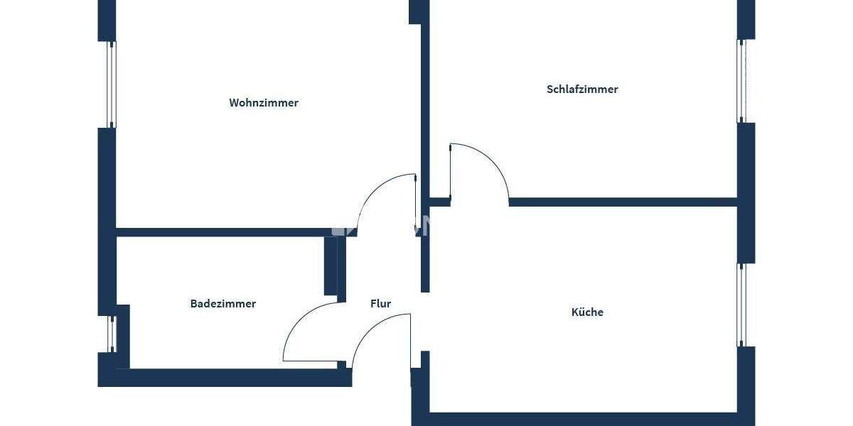 Charmante Erdgeschosswohnung mit moderner Ausstattung und Einbauküche 2 zimmer