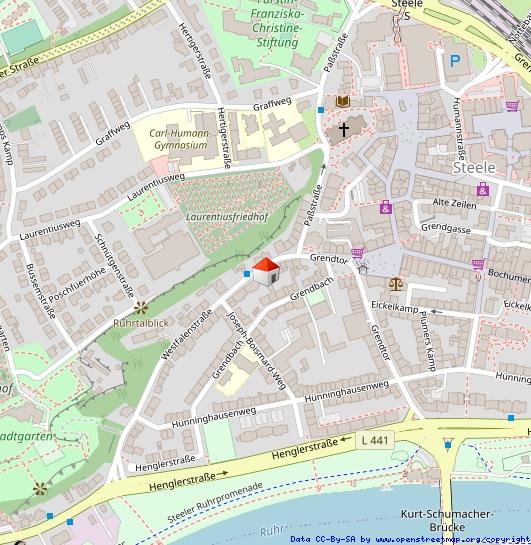 Dachgeschoßwohnung Essen Stadtbezirk VII - 3 Zimmer, 62 m&sup2;, 498&euro; | Angebot:25179792