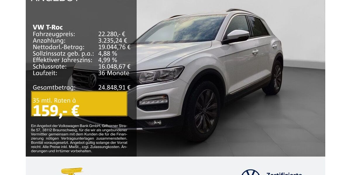 VW T-Roc 51.867 km 21.780 &euro; Castrop-Rauxel 44575