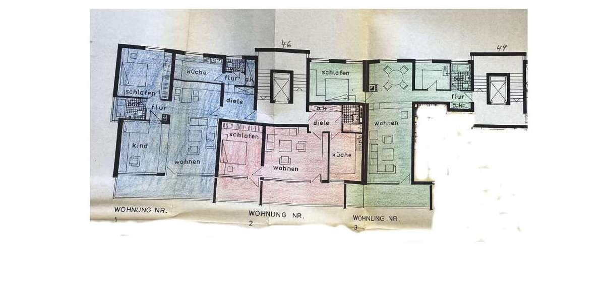Etagenwohnung Essen Stadtbezirk IV - 7 Zimmer, 237 m&sup2;, 210.000&euro; | Angebot:26796714