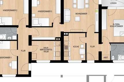 Wohnung zum Mieten in Duisburg 900 € 118 m² 5 zimmer