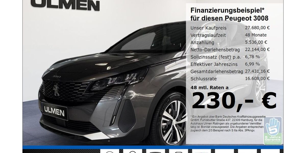 Peugeot 3008 15.997 km 27.680 &euro; Ratingen 40880