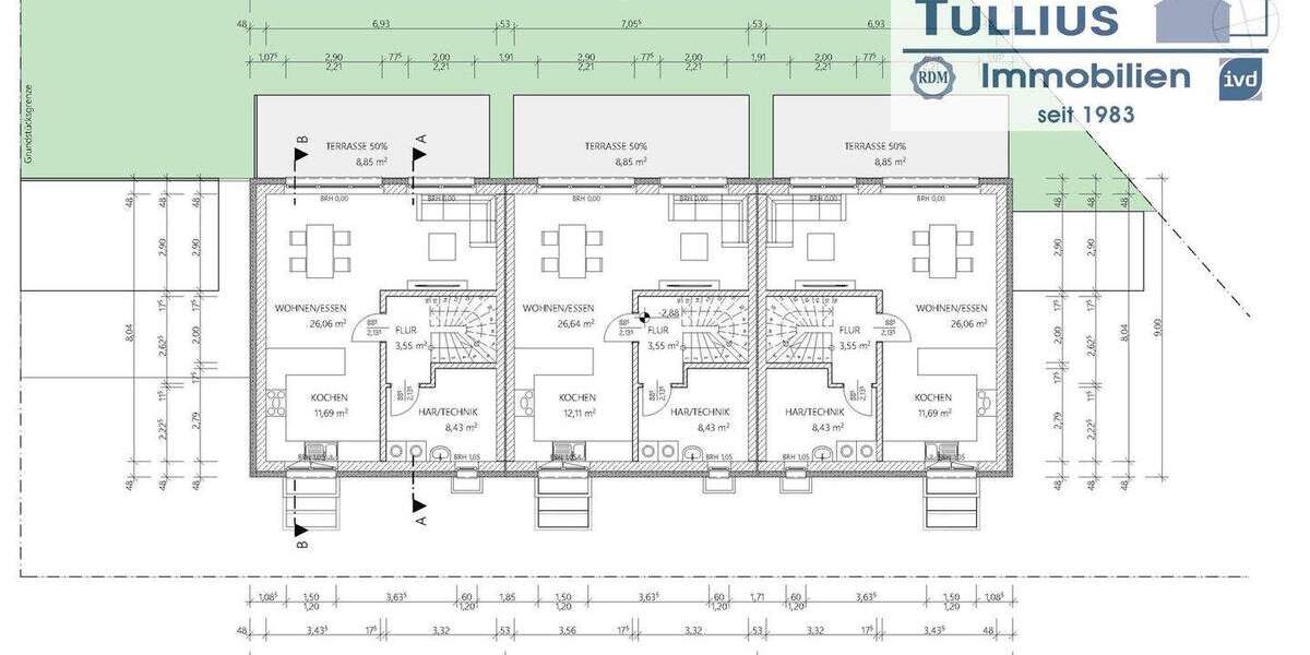 Reihenendhaus Essen Gerschede - 6 Zimmer, 151 m&sup2;, 665.000&euro; | Angebot:24505033