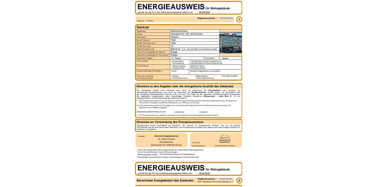 Etagenwohnung Essen Stadtbezirk III - 2 Zimmer, 58 m&sup2;, 79.000&euro; | Angebot:26194973