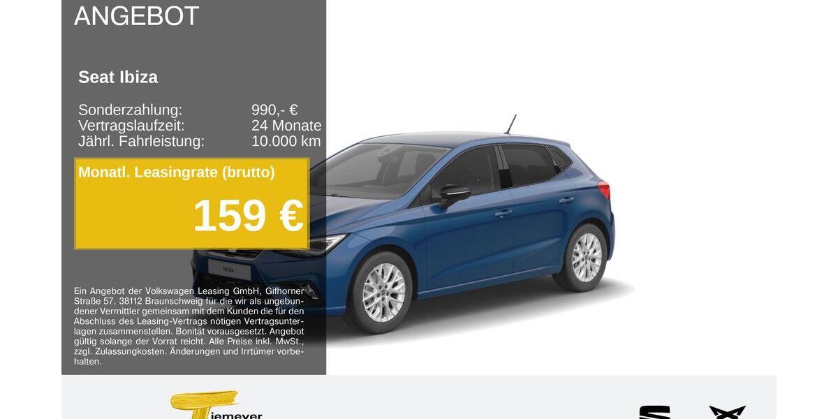 Seat Ibiza 25.548 km 22.750 &euro; Recklinghausen 45663