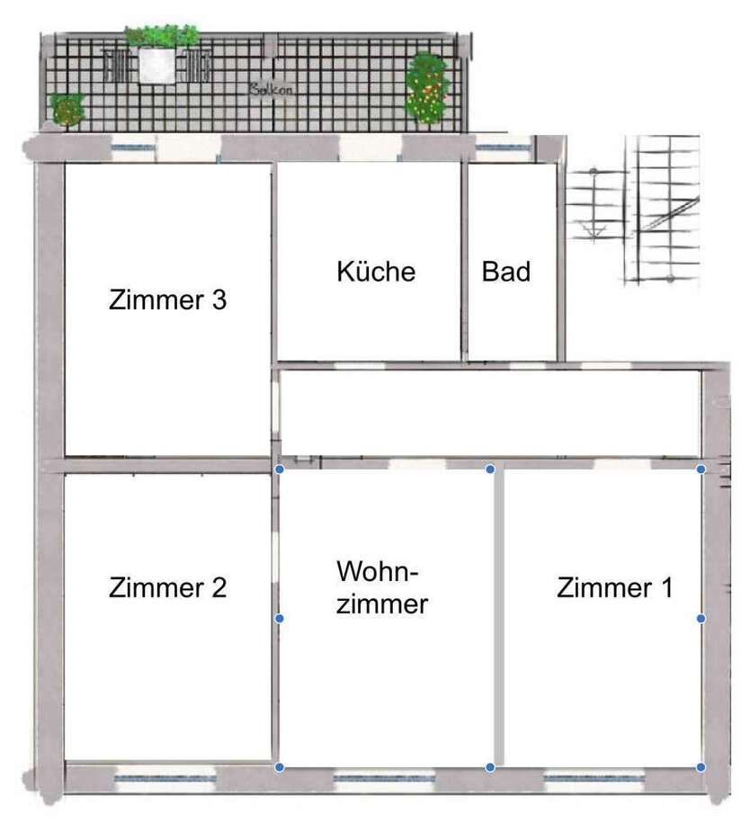 Wohnung zum Mieten in Düsseldorf Bilk 1.950 € 94 m²