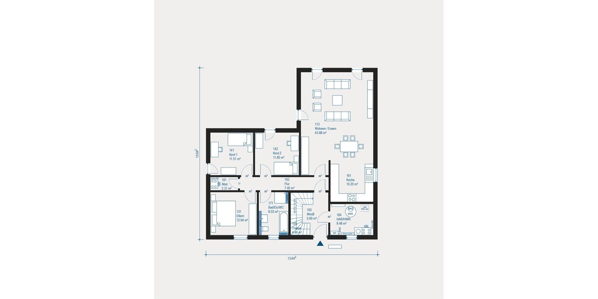 Modernes Mehrfamilienhaus in Bottrop-Grafenwald - Individuell projektiert und hochwertig ausgestattet - Mehrfamilienhaus, Wohnhaus Bottrop-Grafenwald Grafenwald | Angebot:27346942