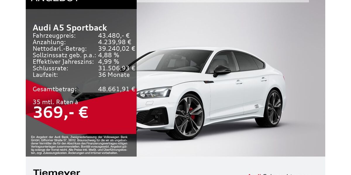 Audi A5 13.976 km 42.940 &euro; Bochum 44809