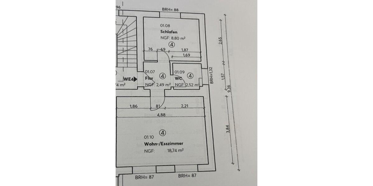 Etagenwohnung Witten Rüdinghausen - 2 Zimmer, 33 m&sup2;, 470&euro; | Angebot:26416838