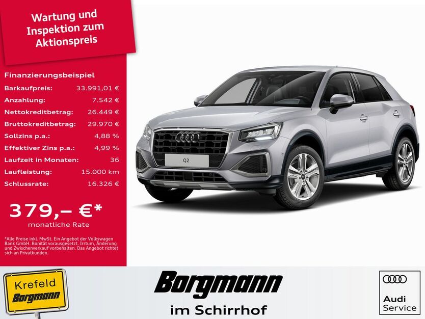 Audi Q2 6.666 km 32.887 € Krefeld 47803