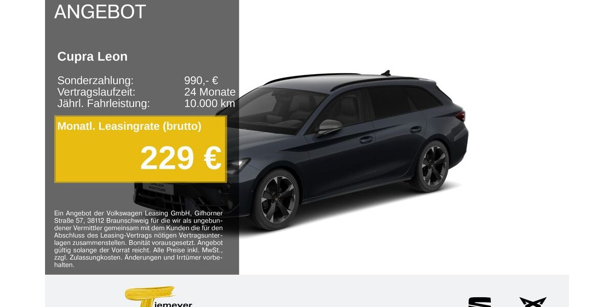 Cupra Leon 22.695 km 30.770 &euro; Bochum 44809