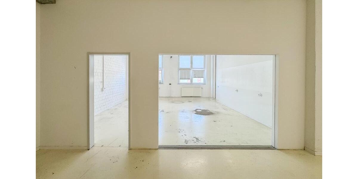 BÜRO MIT STUDIO IM INDUSTRIAL LOOK – 320 m² – 6,38 € pro m² – 3 BÜROS – KÜCHE – LASTENAUFZUG – KLIMA – BARRIEREFREI – TOP AUFGETEILT! zimmer