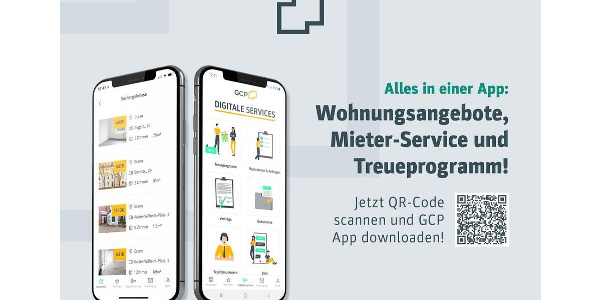Etagenwohnung Duisburg Hamborn - 4 Zimmer, 68 m&sup2;, 530&euro; | Angebot:26145155