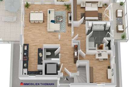 Wohnung Bottrop / Fuhlenbrock Fuhlenbrock - 3.5 Zimmer, 130 m&sup2;, 735.000&euro; | Angebot:21184110