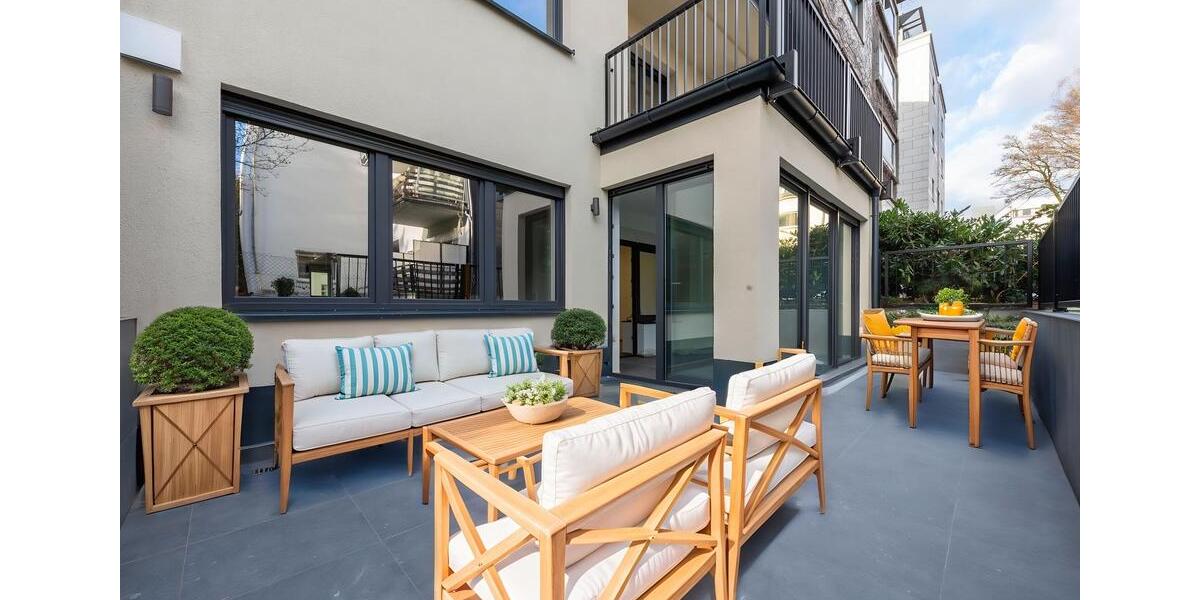 Moderne Erdgeschosswohnung mit Terrasse und Garten in Rüttenscheid 3 zimmer