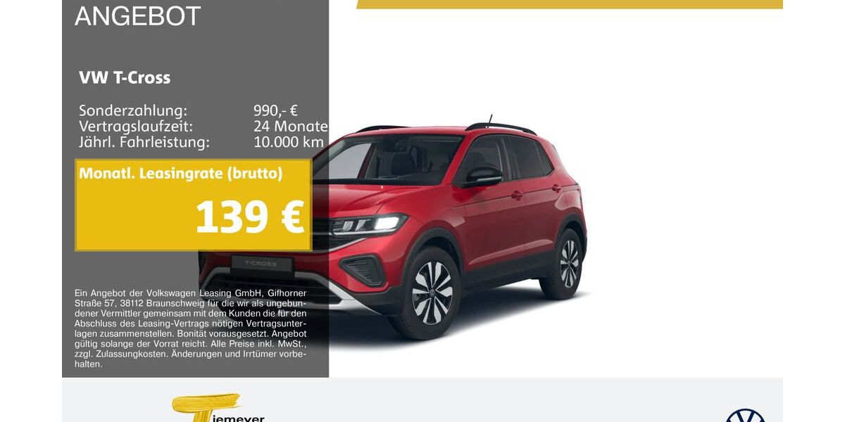 VW T-Cross 24.122 km 18.870 &euro; Duisburg 47059