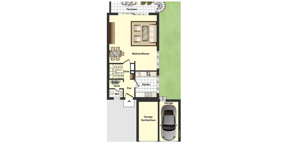 DHH in Velbert-Neviges Rosenhügel, 161 m2 Wohnfläche, BJ 1972 5 zimmer