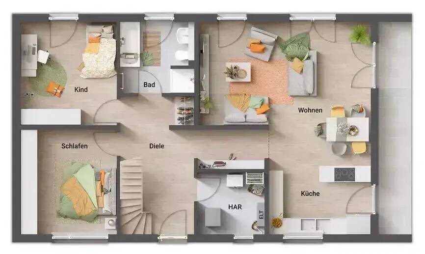 Bungalow Gelsenkirchen Neustadt - 3 Zimmer, 100 m&sup2;, 336.810&euro; | Angebot:23940704