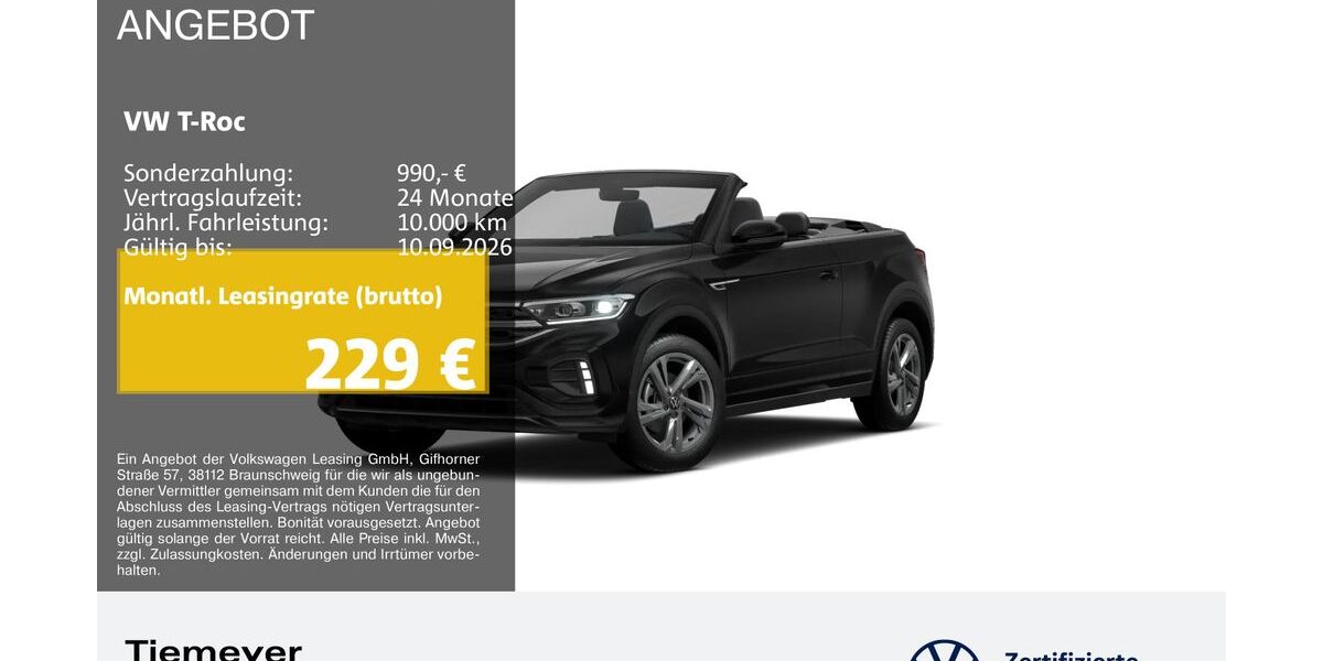 VW T-Roc 17.428 km 29.530 &euro; Bochum 44892