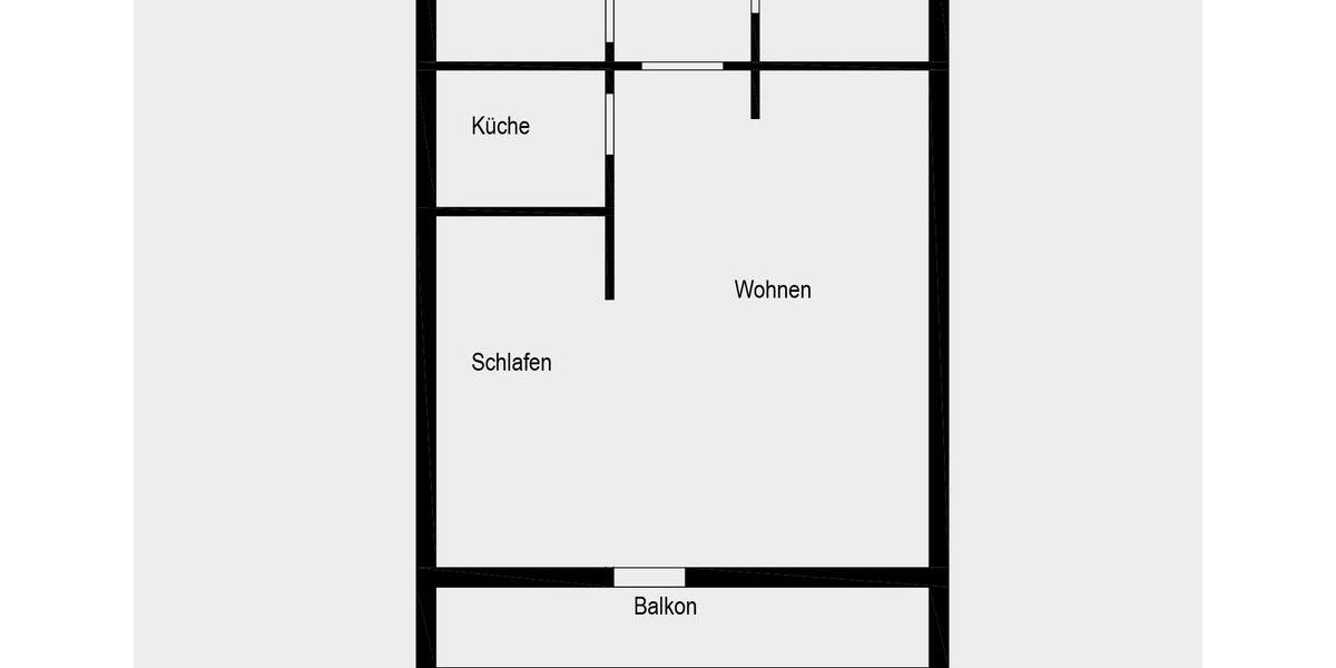Etagenwohnung Wuppertal Sedansberg - 1.5 Zimmer, 52 m&sup2;, 500&euro; | Angebot:26311880