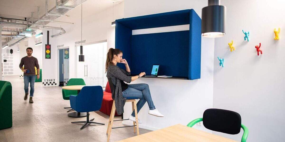 Privater Schreibtisch im sicheren Bereich - 8Bit-Coworking in Mülheim zimmer