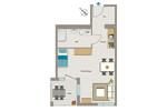 Etagenwohnung Essen Frillendorf - 1 Zimmer, 45 m&sup2;, 562&euro; | Angebot:25409525