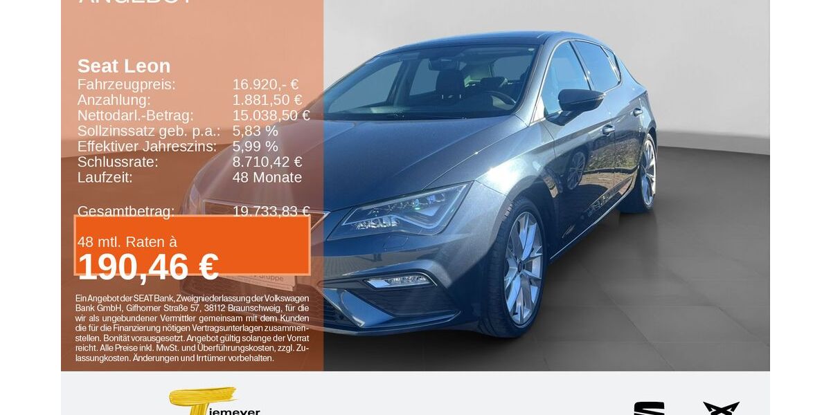Seat Leon 109.472 km 16.920 &euro; Recklinghausen 45663