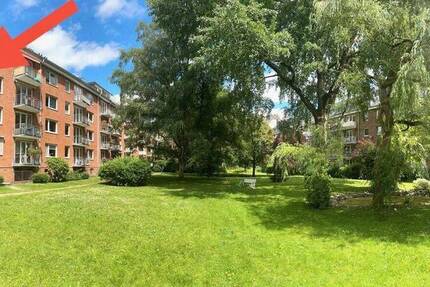 Sonnig-helle Eigentumswohnung mit Park in Hamburg-Eppendorf