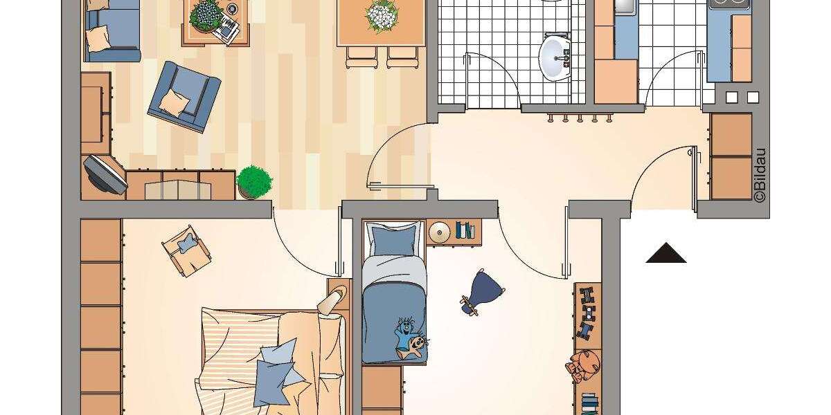 Etagenwohnung Recklinghausen Grullbad - 2.5 Zimmer, 51 m&sup2;, 211&euro; | Angebot:25818755