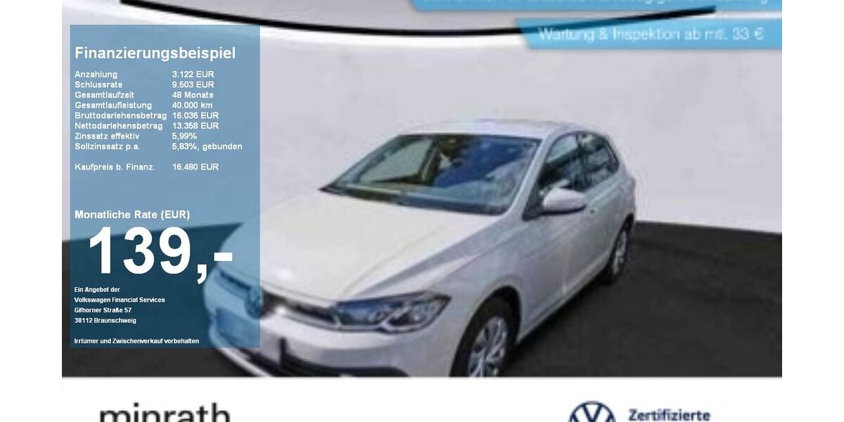 VW Polo 21.305 km 15.300 &euro; Duisburg-Rheinhausen 47226