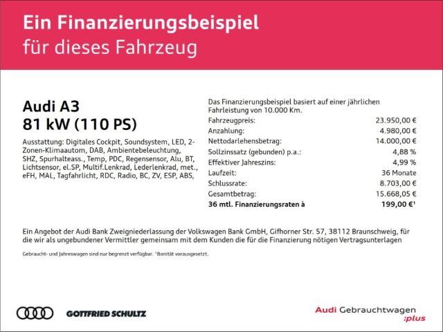Audi A3 59.137 km 18.980 &euro; Mülheim 45478