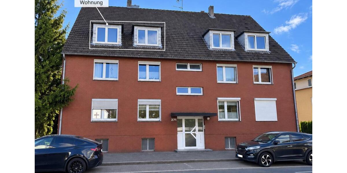 Dachgeschoßwohnung Castrop-Rauxel Becklem - 3 Zimmer, 70 m&sup2;, 166.000&euro; | Angebot:27482314