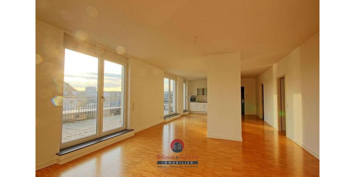 FIRST-CLASS-PENTHOUSE MIT RUHRBLICK - RIESIGE SONNENTERRASSE + BALKONE + TOP-AUSSTATTUNG! 3 zimmer