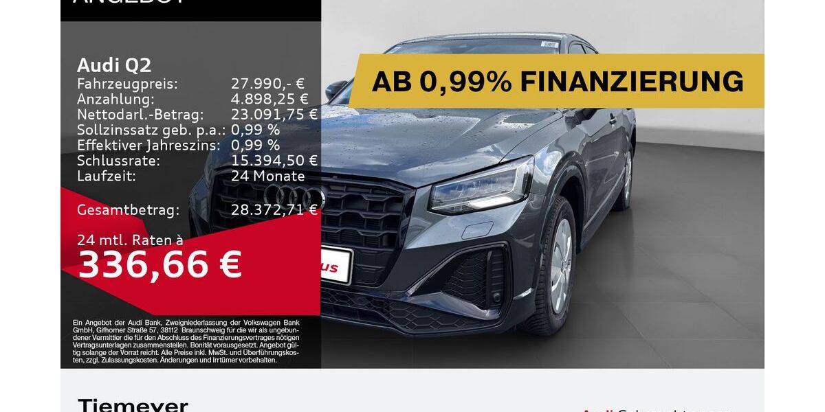 Audi Q2 8.551 km 27.180 &euro; Gelsenkirchen 45894