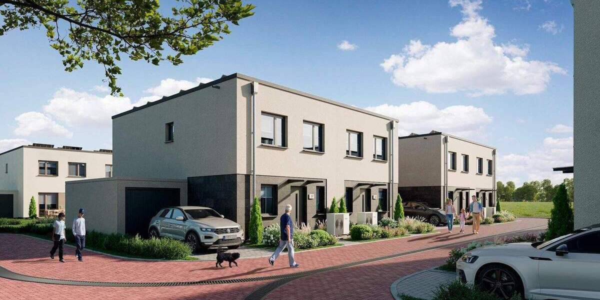 Doppelhaushälfte am Feldrand mit freiem Blick, Südterrasse und großem Keller 4 zimmer