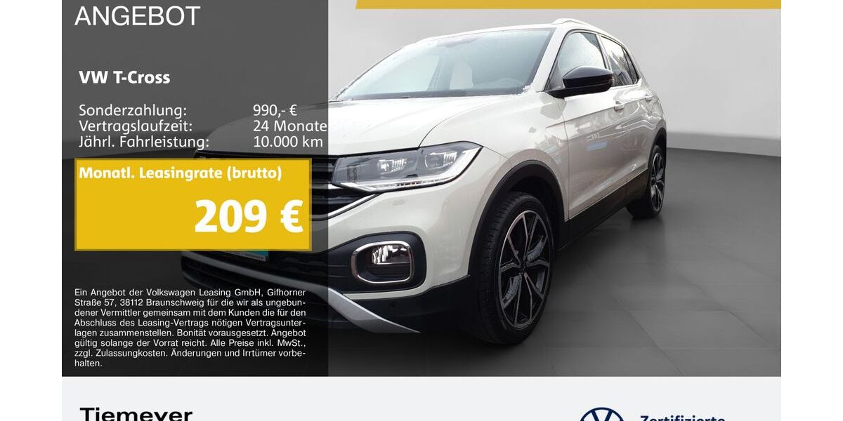 VW T-Cross 44.969 km 22.770 &euro; Bochum 44892