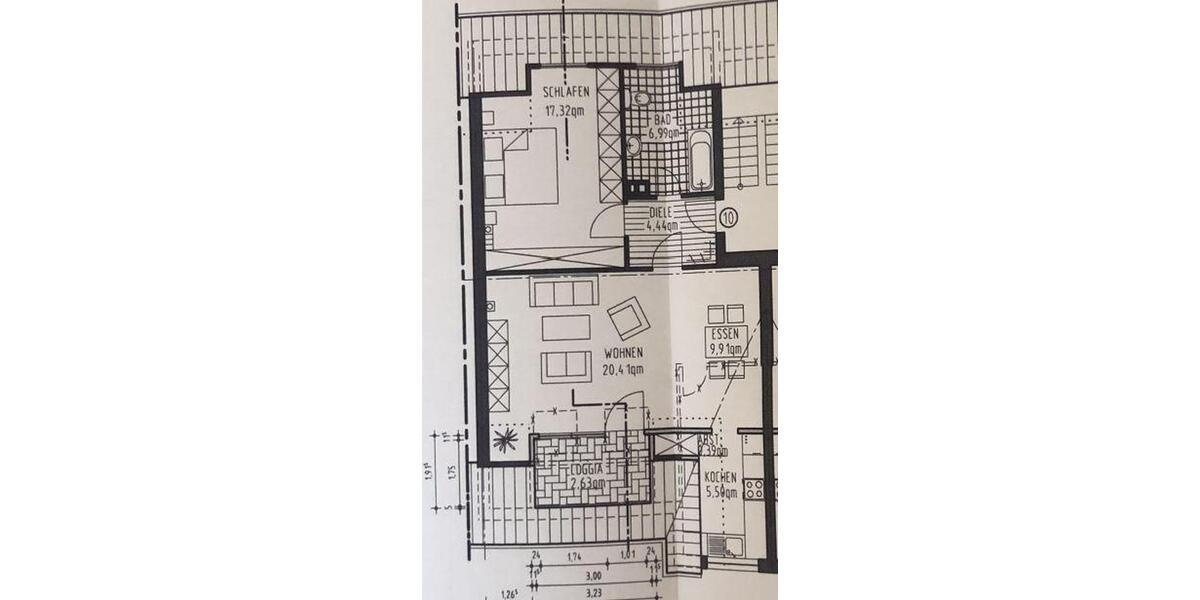 Dachgeschoßwohnung Gladbeck Brauck - 1 Zimmer, 65 m&sup2;, 460&euro; | Angebot:25506992