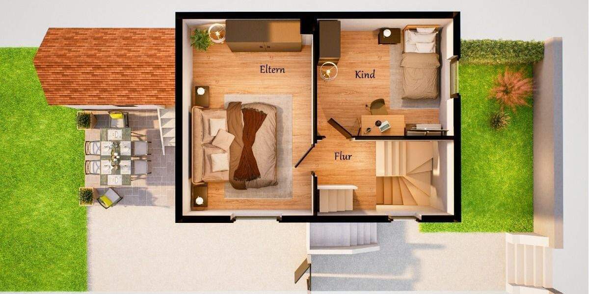 Reihenendhaus Gelsenkirchen Hassel - 3 Zimmer, 77 m&sup2;, 219.000&euro; | Angebot:25423894