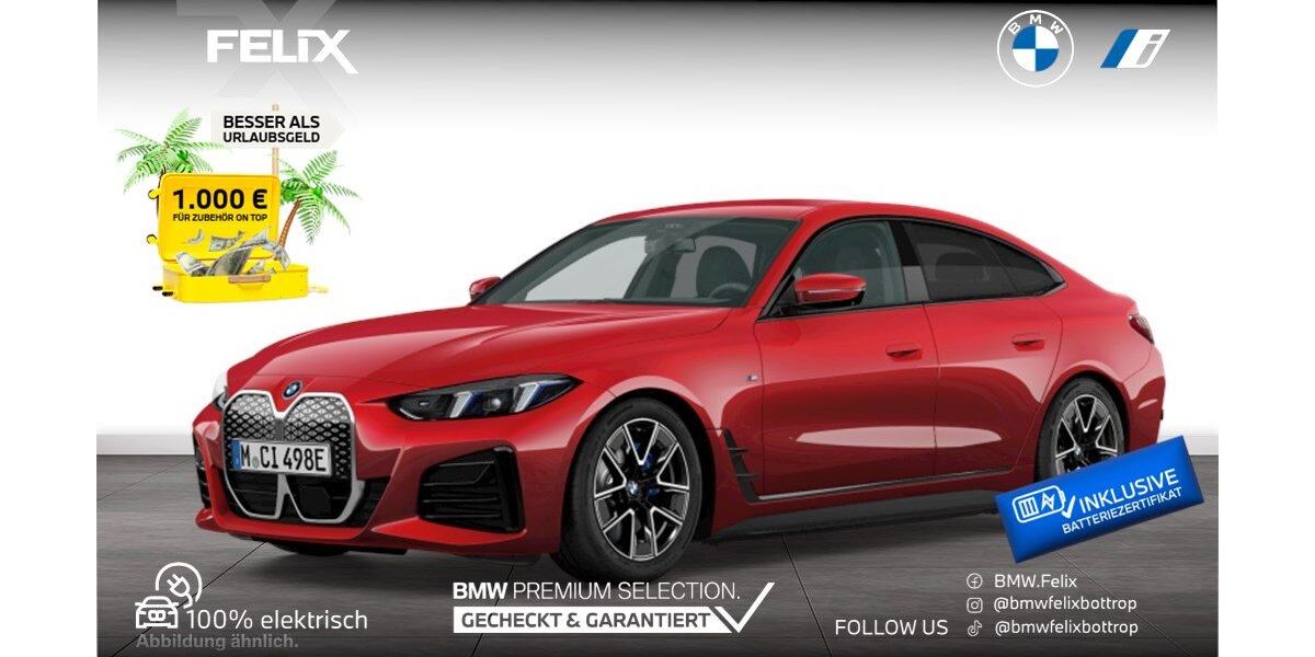BMW i4 22.496 km 48.249 &euro; Bottrop 46236