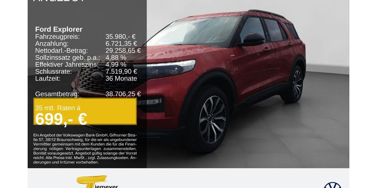 Ford Explorer 92.554 km 34.980 &euro; Bochum 44892