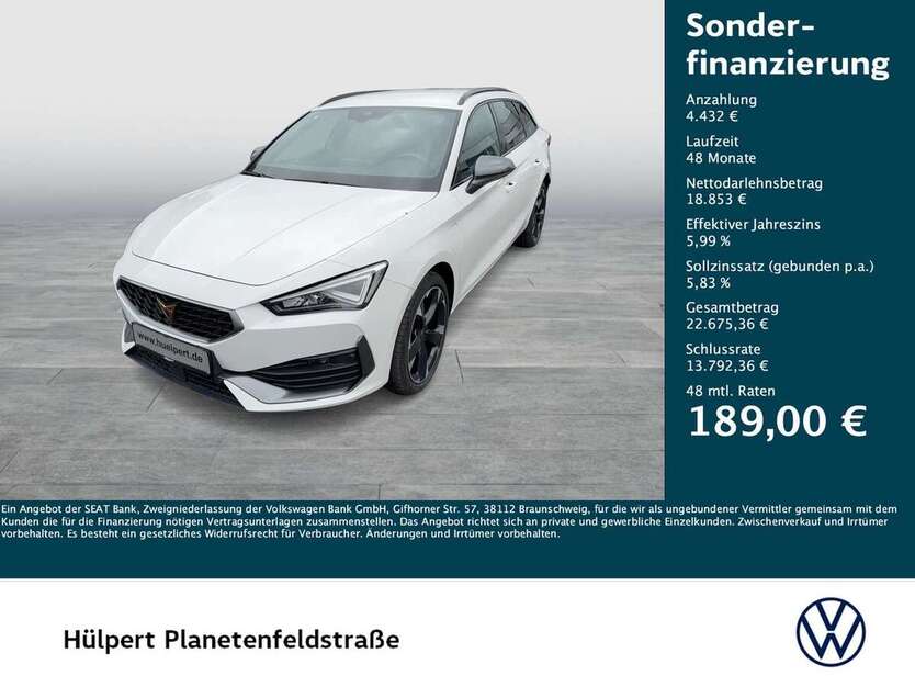 Cupra Leon 35.220 km 23.285 € Dortmund-Marten 44379