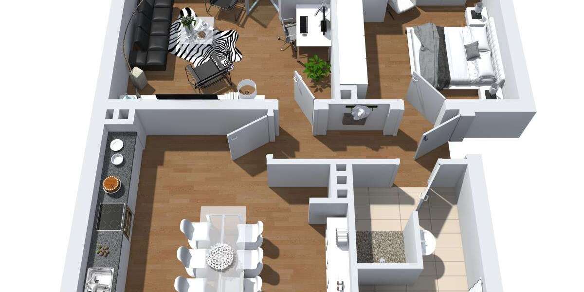 Etagenwohnung Herne Börnig - 2 Zimmer, 60 m&sup2;, 479&euro; | Angebot:26947549